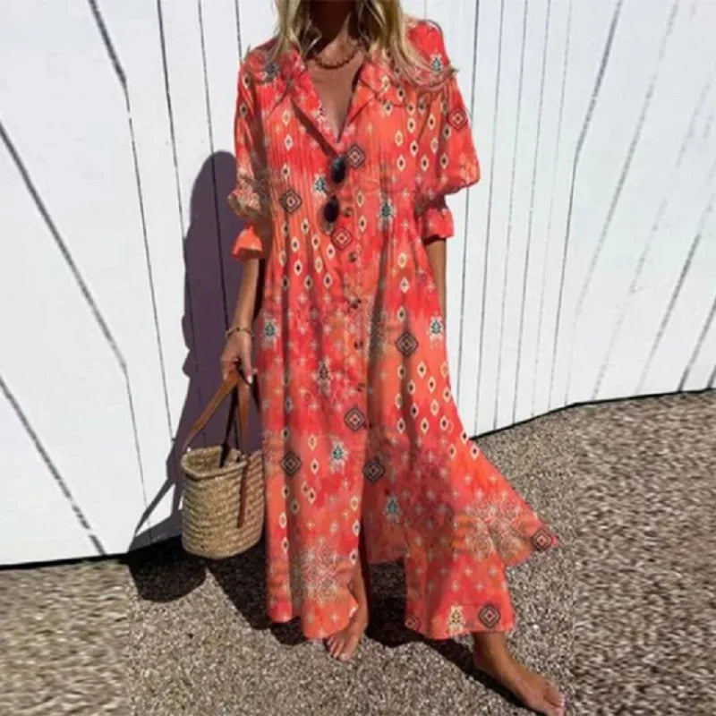 Grace™ - Abito maxi Boho di Lusso