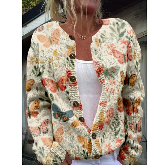 Betty | Cardigan chic con stampa