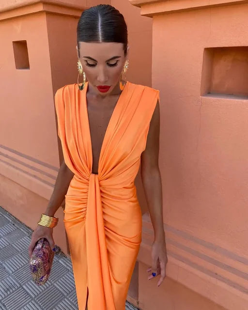 Moriah - Abito Plissettato Elegante