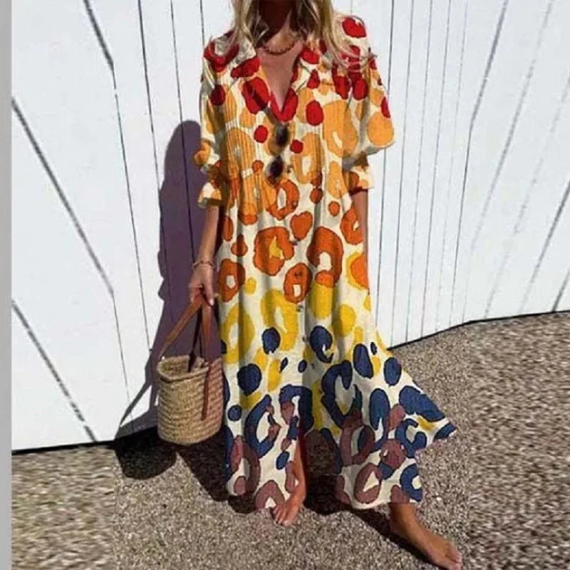 Jessy | Abito maxi Boho di Lusso (Casi agotado)