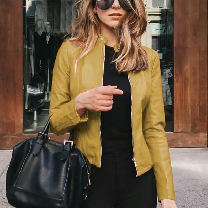 HARRIET | Giacca in pelle elegante da donna
