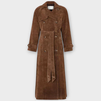 Trench in camoscio Couture