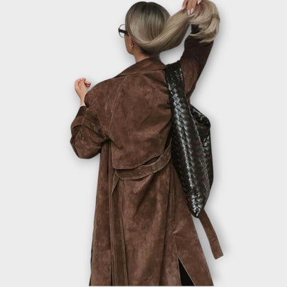 Trench in camoscio Couture