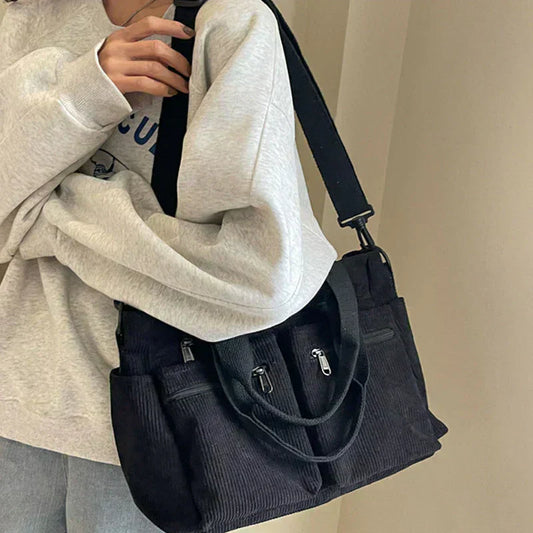 Lina™ - Borsa con Coulisse con Dettagli Fatti a Mano
