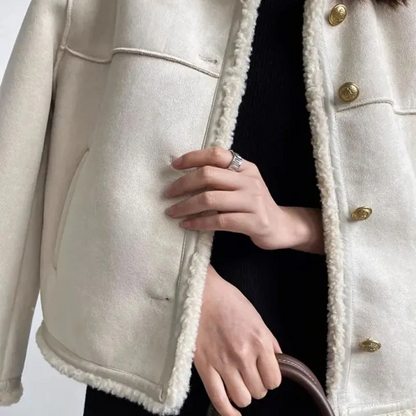Aspen™ - Giacca di Stile Camoscio Vintage