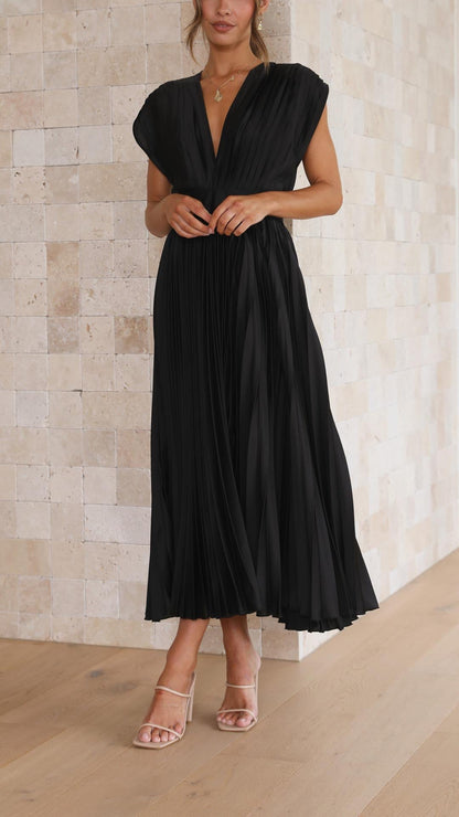 ALIYAH – ABITO MIDI PLISSETTATO ELEGANTE
