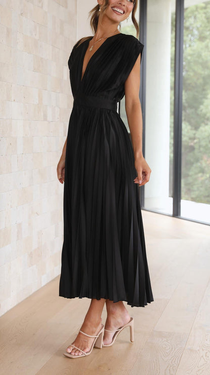 ALIYAH – ABITO MIDI PLISSETTATO ELEGANTE