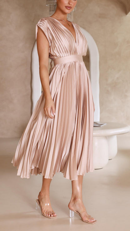 Alexis - Abito Plissettato Elegante