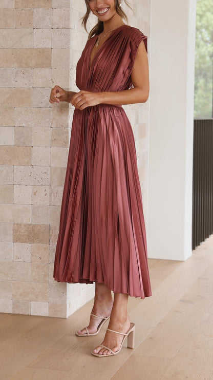 Alexis - Abito Plissettato Elegante