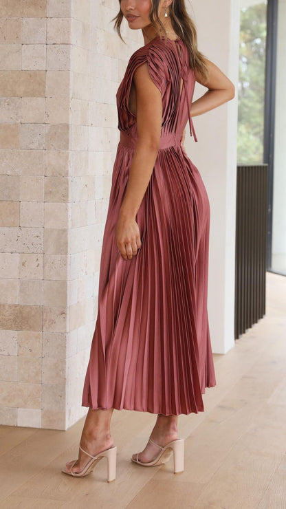 Viola | Elegante abito plissettato