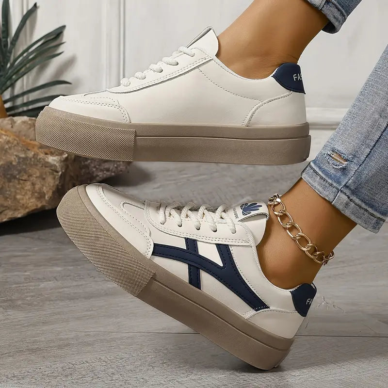 Naomi - Sneakers con Plataforma da donna in Design Retrò
