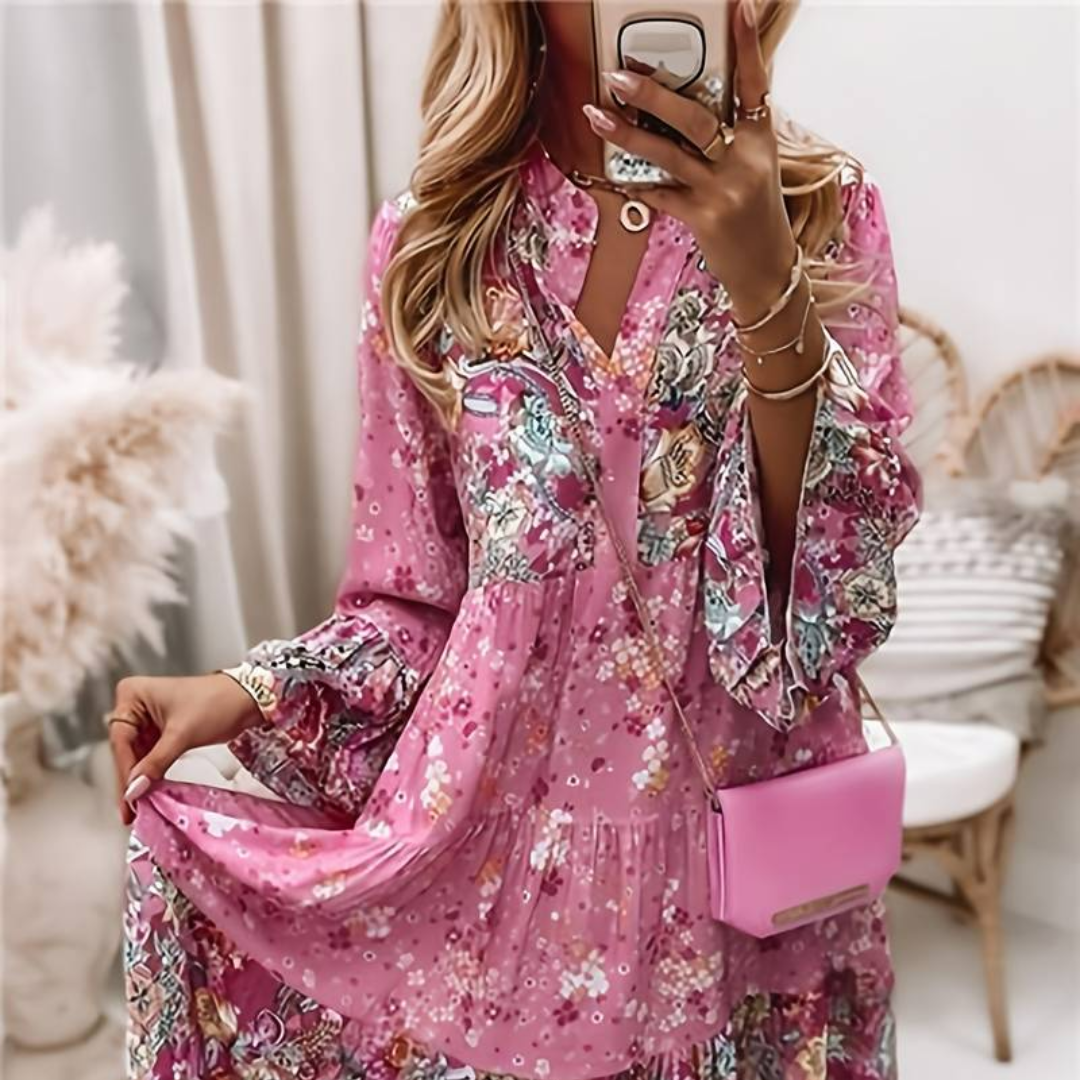 Danika | Abito Boho Impreso
