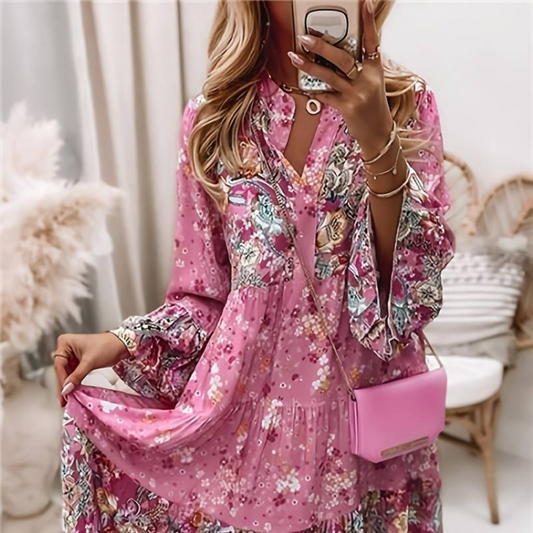 Danika | Abito Boho Impreso