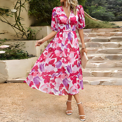 Isolde | Abito Midi con scollo a V
