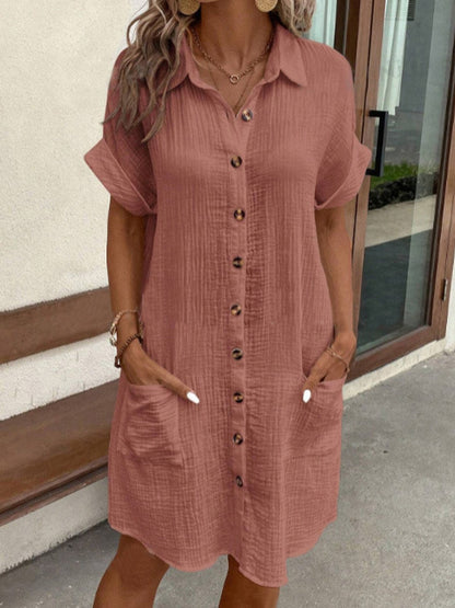 Caroline | Abito Camicia Casual con bottoni