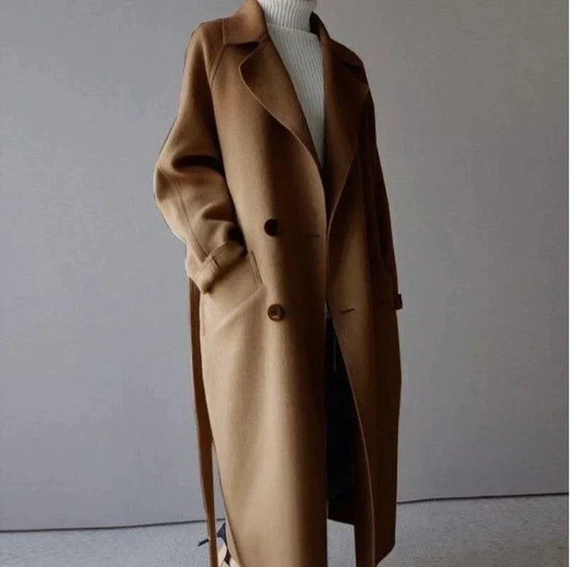 Sarah™ - Cappotto in lana Lungo