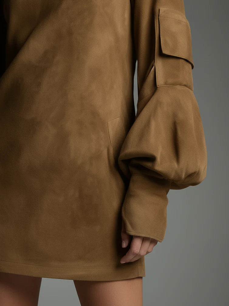 Maelina | Mini abito di donna con Collo alto