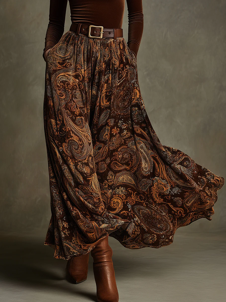 Candelaria | Set vintage e gonna maxi