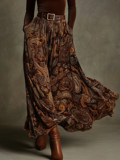 Candelaria | Completo vintage e gonna maxi