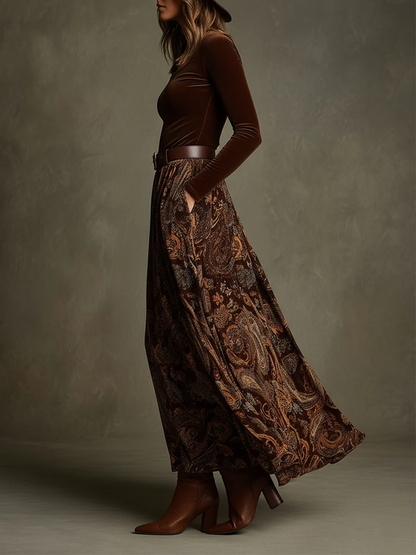 Candelaria | Completo vintage e gonna maxi