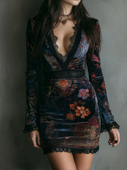 Berta | Mini floreale abito