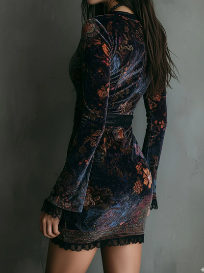Berta | Mini floreale abito