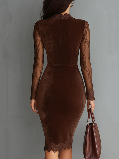 Rosario | Abito mini vintage di pizzo