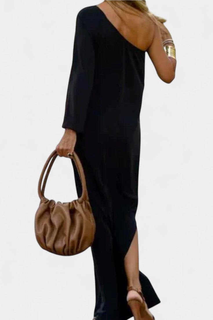 Maddie Abito midi Elegante di Monospalla