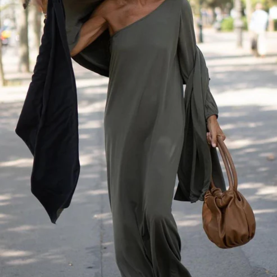 Flynn – Abito elegante monospalla
