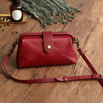 Herdis | Borsa Classica e compatta in calda tonalità cognac