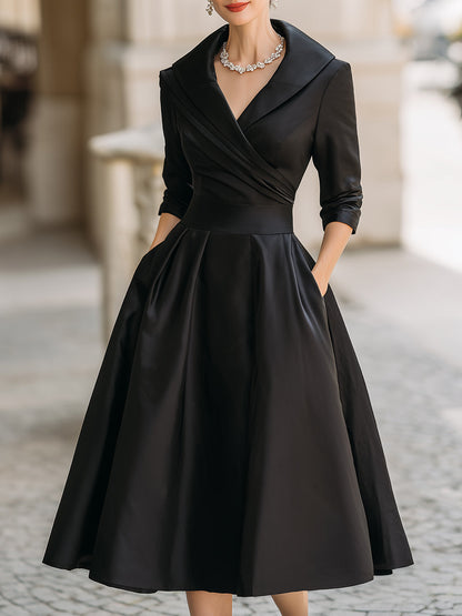 SCARLETT – ABITO MIDI DI FIRMA ELEGANTE