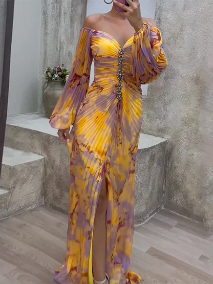 Selina | Abito elegante con scollo a V