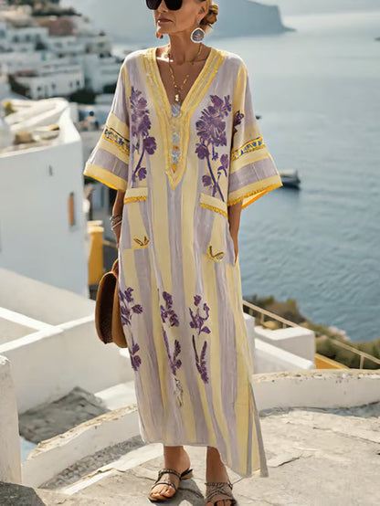 Abito in lino Boho