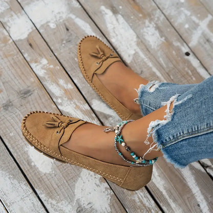 Adelina - Mocassini di Morbida camoscio