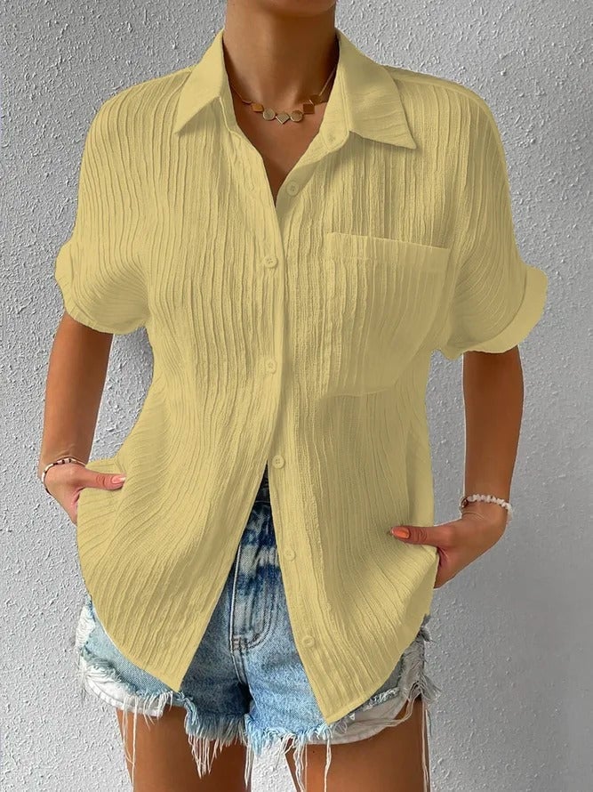 BLUSA CON COLLO CLASSICO ZAHRINA