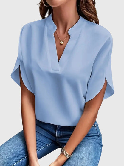 Beatrix™ | Camicia V-Neck Morbido ed elegante