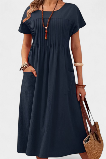 Lottie Abito di Lunghezza Media con Tasche