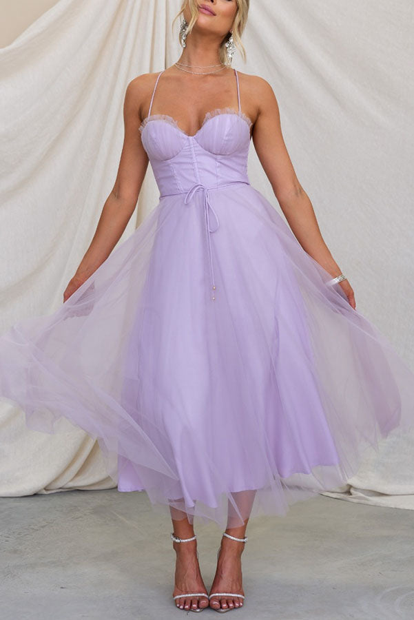 Abito lungo Elegante con Bustier - Abito da cerimonia Fluido