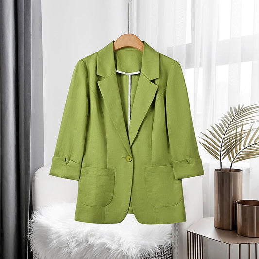 VEITLINDE IN BLAZER IN LINO CLASSICO