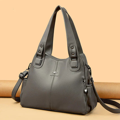 India™ – Borsa a Spalla Classica in Pelle Vintage