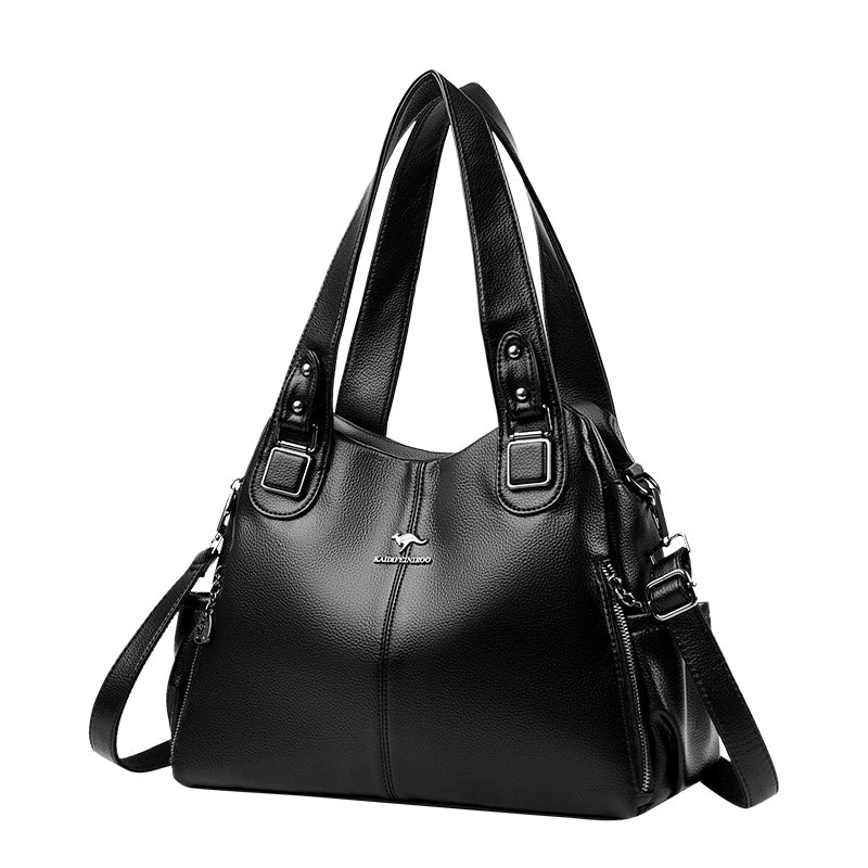 India™ – Borsa a Spalla Classica in Pelle Vintage