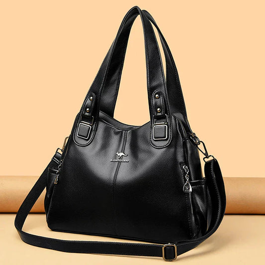 India™ – Borsa a Spalla Classica in Pelle Vintage