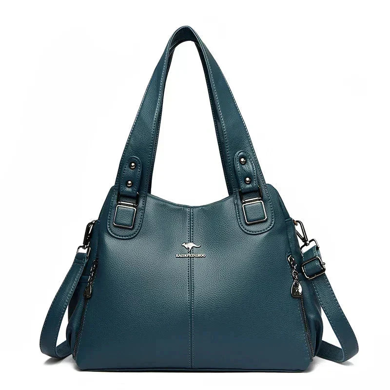 India™ – Borsa a Spalla Classica in Pelle Vintage