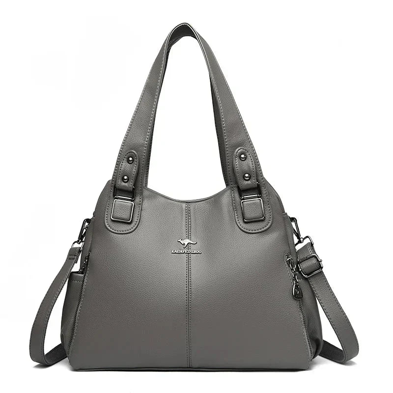 India™ – Borsa a Spalla Classica in Pelle Vintage