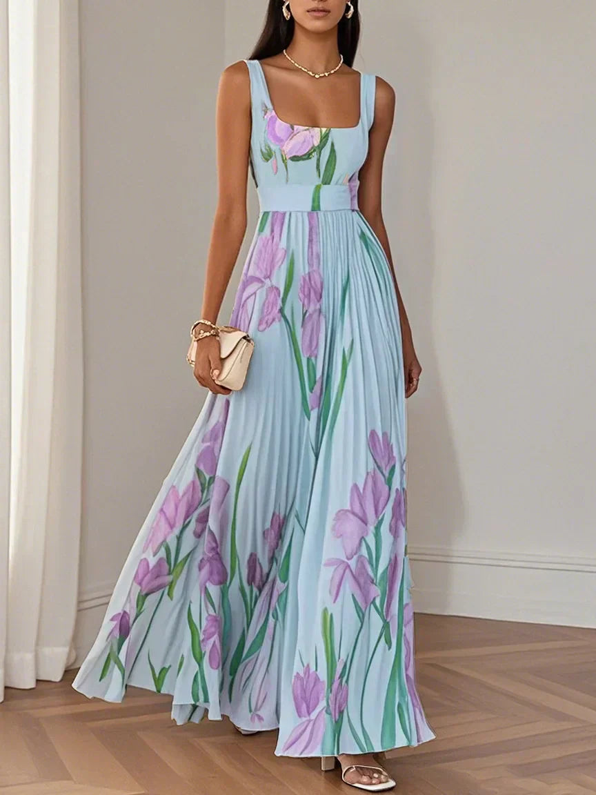 SERENA – ABITO MAXI DI ELEGANZA IN FLOR
