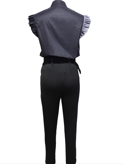 Rainie - Set Elegante con Maniche con Volant