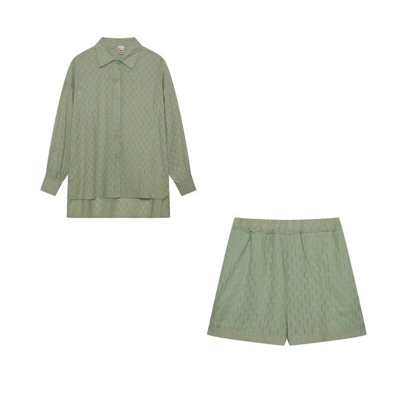 Elizabeth - Set di Camicia e shorts Freschi