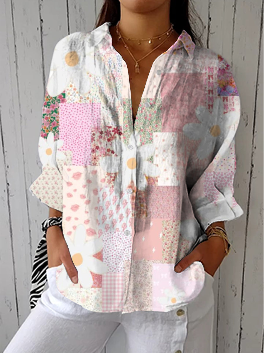 Fanny | Blusa di Margarita Patchwork