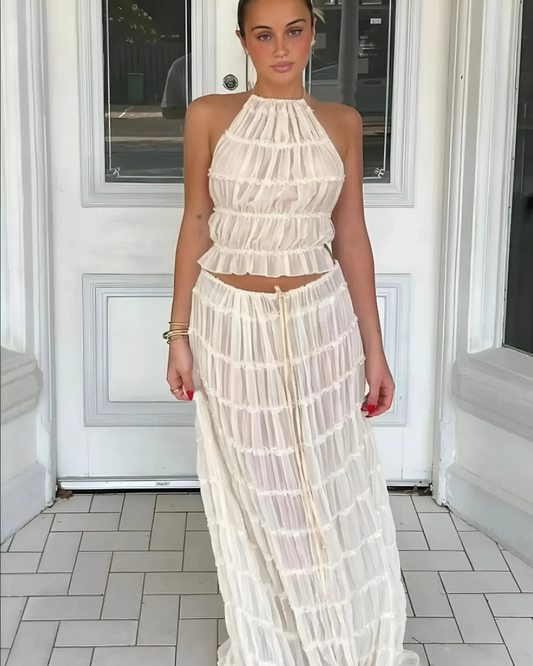 Kim - Set due pezzi Plissettato