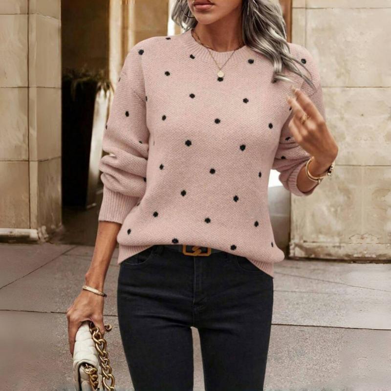 Nicole - Maglione in maglia a pois